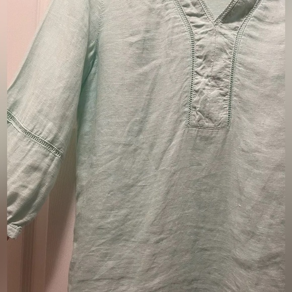 Joie 100% Linen Mint Green Pullover Tunic Size XS - Picture 2 of 6
